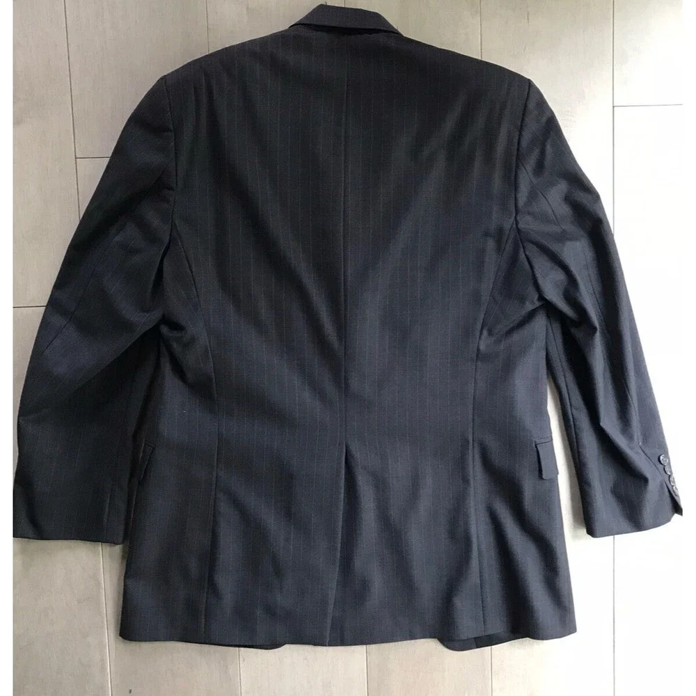 Ralph Lauren men sport coat suit jacket blazer 40 L gray